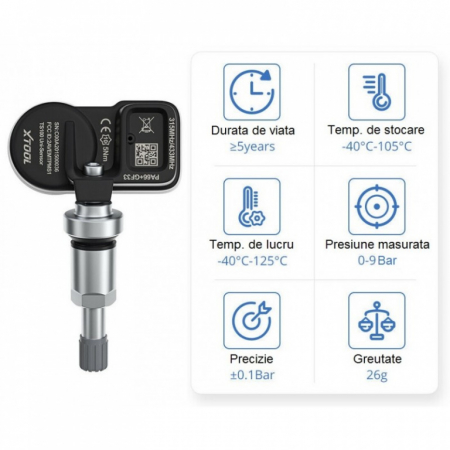 Senzor TPMS universal programabil pentru presiune roti [1]