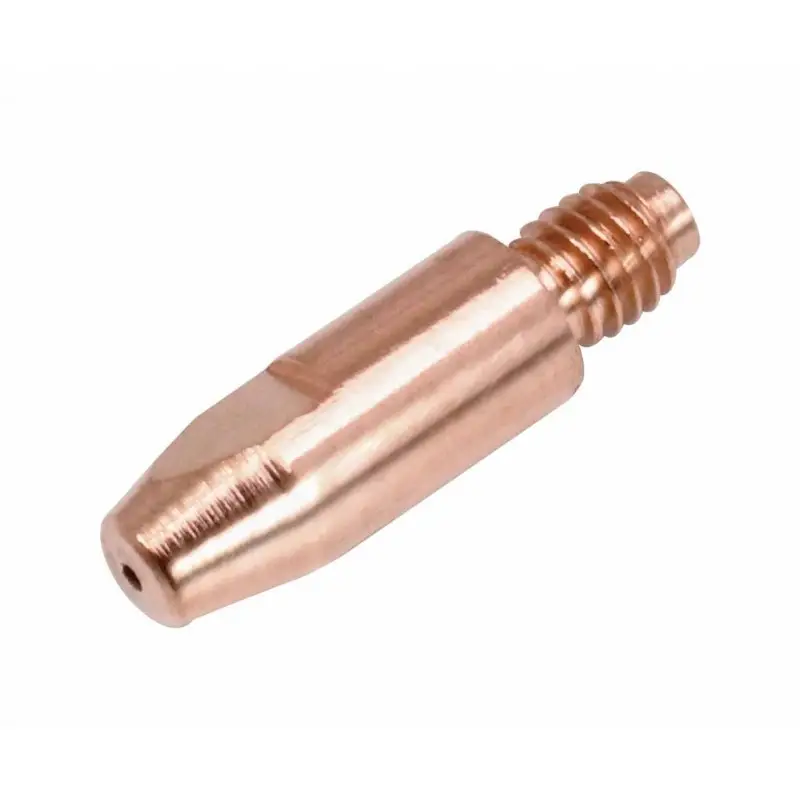 Consumabile tinichigerie - Set 10 duze de contact cu filet de M6x28 din cupru pentru sarma de 1.2 mm