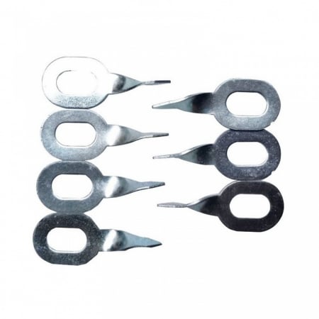 Produse - Set 100 saibe ovale rasucite pentru aparate de tras tabla