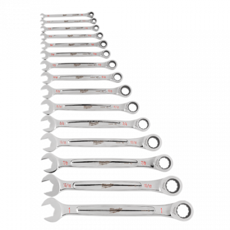 Set 15 chei combinate cu clichet Max Bite, sistem imperial (inch) [4]