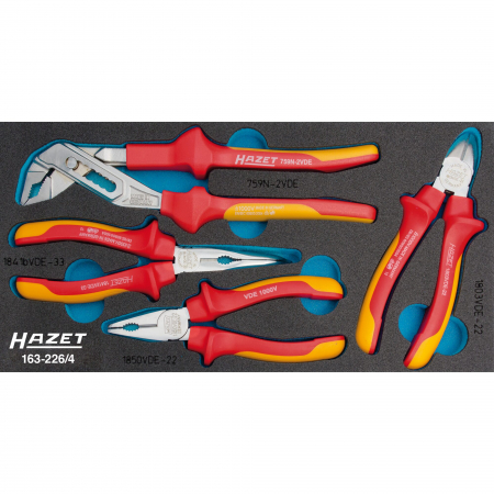 Cleste si set clesti - Set 4 de clești ∙ cu izolație de protecție VDE
