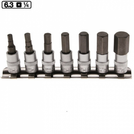 Produse - Trusa / Set biti profil hexagonal 4-12mm , 1/4"