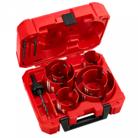 Set carote multimaterial BIG HAWG™ CARBIDE TEETH, 10 buc