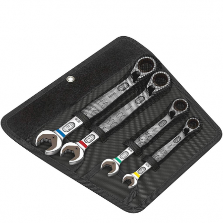 Set chei combinate cu clichet 10-19mm, 4 buc