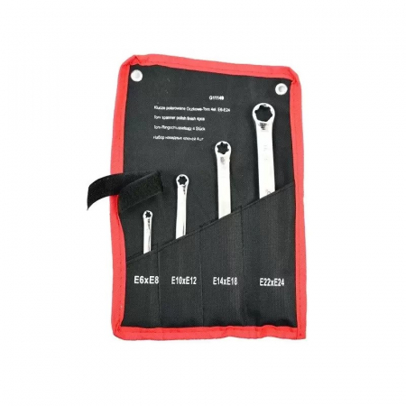 Produse - Set chei inelare drepte cu profil torx, 4 buc