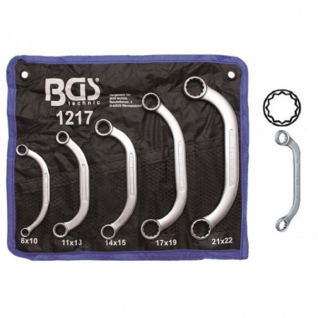 Produse - Set chei inelare semiluna 8-22mm, 5 buc