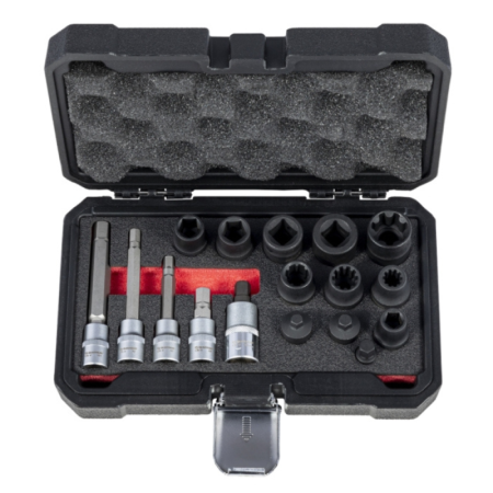 Presa etriere - Set chei pentru etriere de frana, 17 buc.