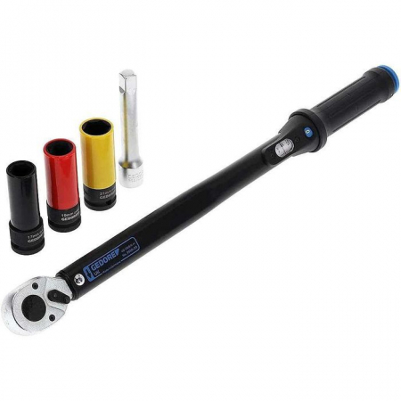 OFERTE (%) - Set cheie dinamometrică 40-200 Nm + tubulare impact