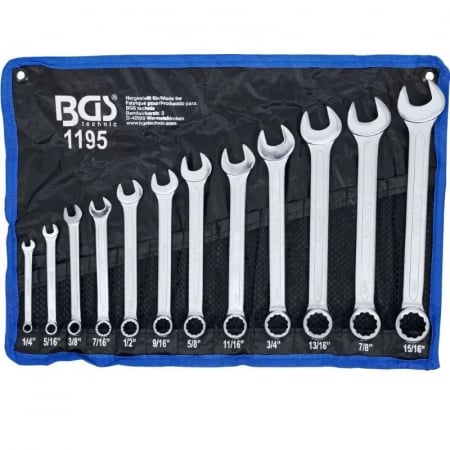 Set de 12 chei combinate in toli-inch, 12 buc [1]