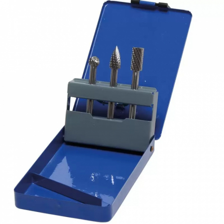 Set burghie si freze - Set de 3 freze metalice
