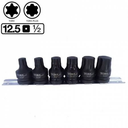 Set de 6 imbusuri Torx Plus de impact 1/2"