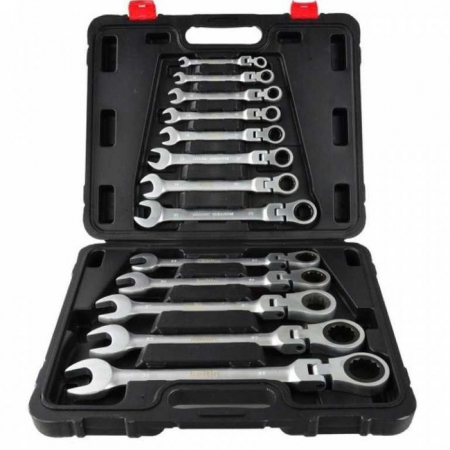 Set de chei combinate cu clichet 8-32mm, 13 buc [1]