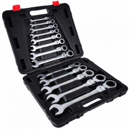 Produse - Set de chei combinate cu clichet 8-32mm, 13 buc