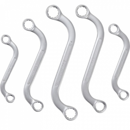 Set de chei inelare in forma de "S" 10-19mm , 5 buc [1]