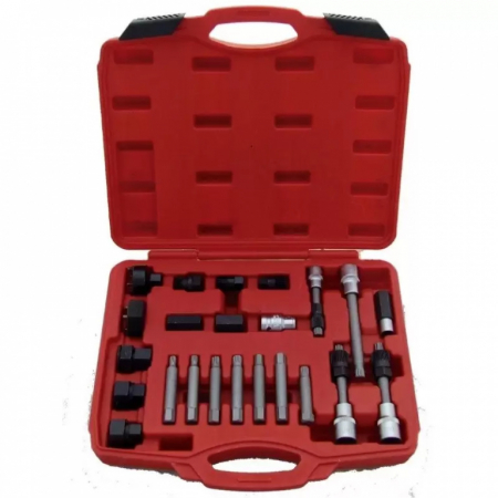 Scule electrice - Set de chei pentru fulii de alternator - 24 piese