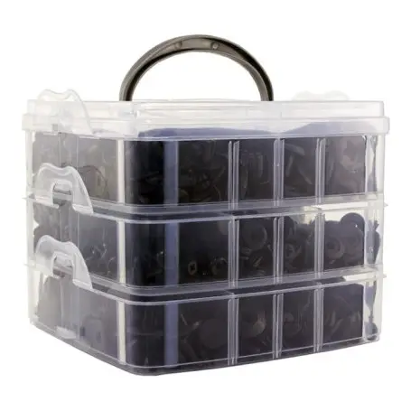 Set de cleme din plastic + 5 scule, 620 buc [2]