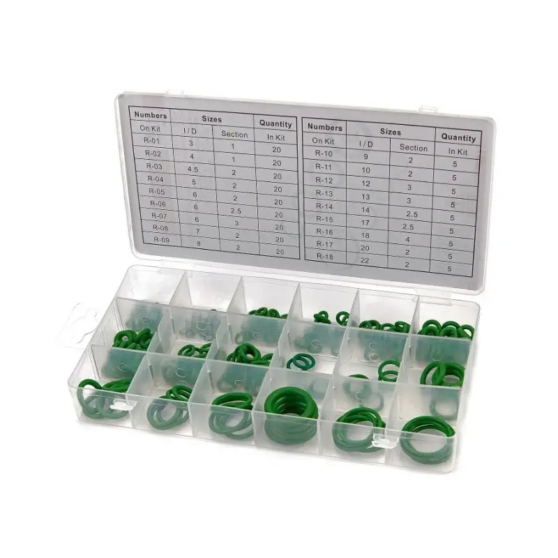 Consumabile aer conditionat - Trusa cu 225 oringuri din cauciuc pentru AC