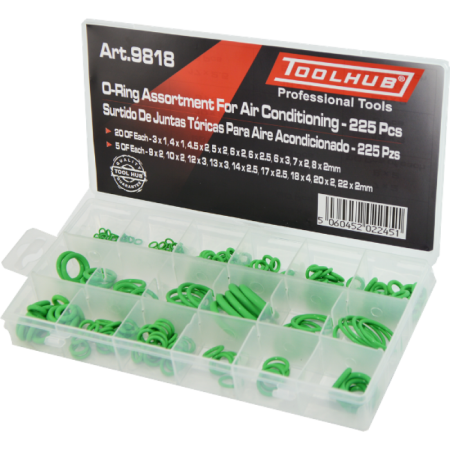 Trusa oring-uri - Set de garnituri pentru aer conditionat, 225 buc.