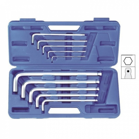 Set de imbusuri hexagonale XL in forma de L, BGS [1]