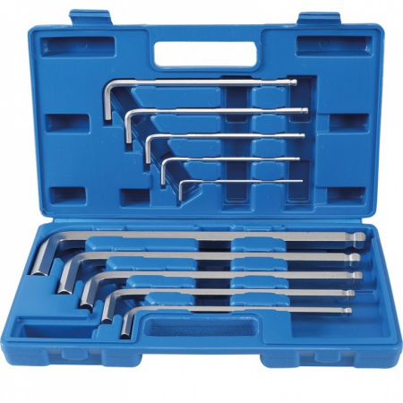 Produse - Set de imbusuri hexagonale XL in forma de L, BGS