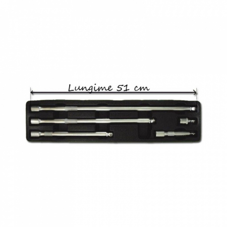 Set de prelungitoare cu patrat 1/2" [1]