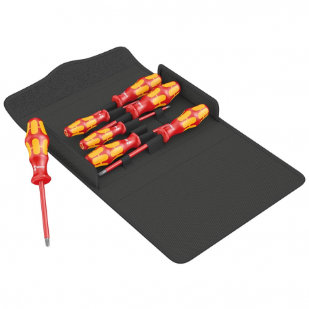 Set de șurubelnițe electrician Kraftform Plus, 7 buc.