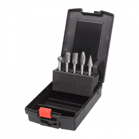 Scule pentru constructii - Set freze carbura 6 x 10mm, 5 buc.