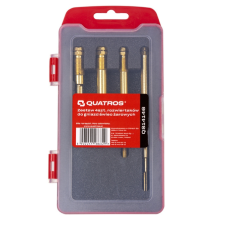 Set freze M10/M12 pentru curățarea locașului bujiilor incandescente la motoare diesel, 4 buc. [2]