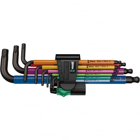 Set imbus cu bila Hex-Plus Multicolour 1 SB metric, BlackLaser