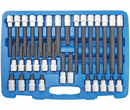 Produse - Set imbus cu tubulara 1/2″, profil Ribe M5-M14, 32 piese