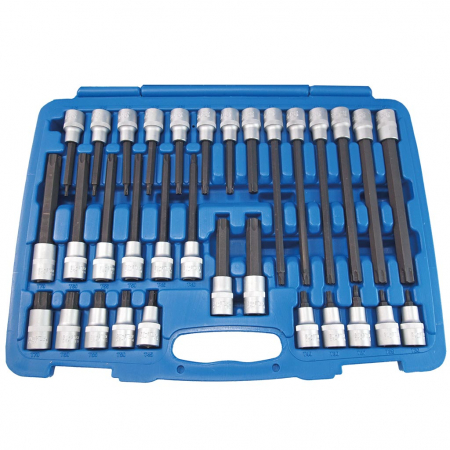 Set imbus TORX cu tubulara 1/2″, T20-T70, 32 piese [1]