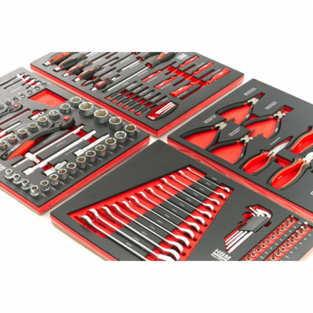 Set de 4 module pentru dulap scule 154 piese [1]