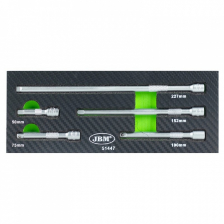 Produse - Set prelungitoare cu patrat 1/4", 5 buc