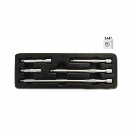 Set prelungitoare cu patrat 1/4", 5 buc [1]