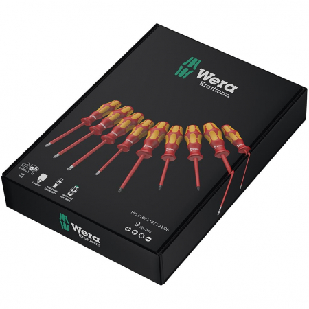 Set surubelnite electricieni izolate VDE 160i/162i/167i/9, 9 piese