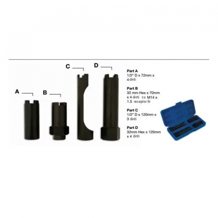 Set tubulare speciale pentru injectoare camioane