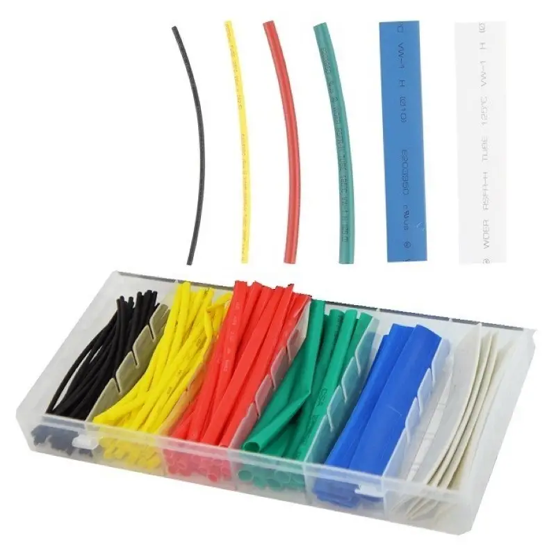 Consumabile electricieni auto - Set tuburi termocontractibile colorate, 99 buc.
