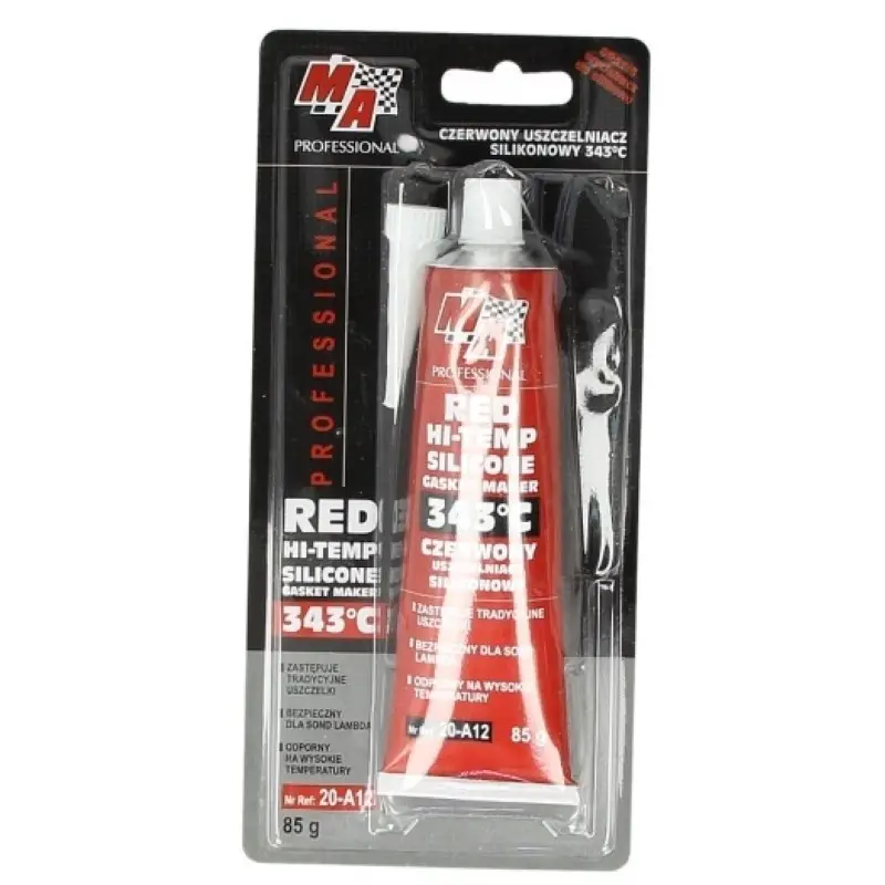 Etansare, lipire - Silicon rosu pentru garnituri, 85gr.