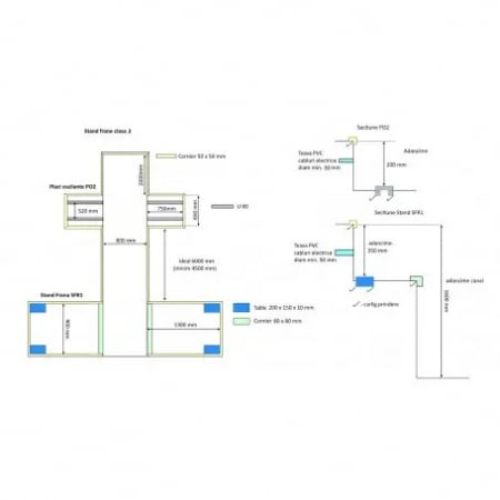 Stand franare cu role clasa 2, pentru testarea franelor la autoturisme, masini de teren si furgonete cu sarcina maxima de 3,5 tone, doua motoare de 380 volti/8 Kw [3]