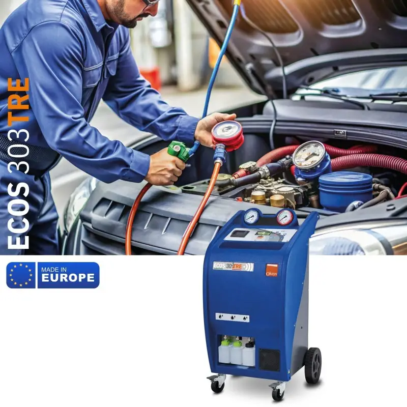 Statie incarcare freon si aer conditionat full automata profesionala, freon 1234yf [4]