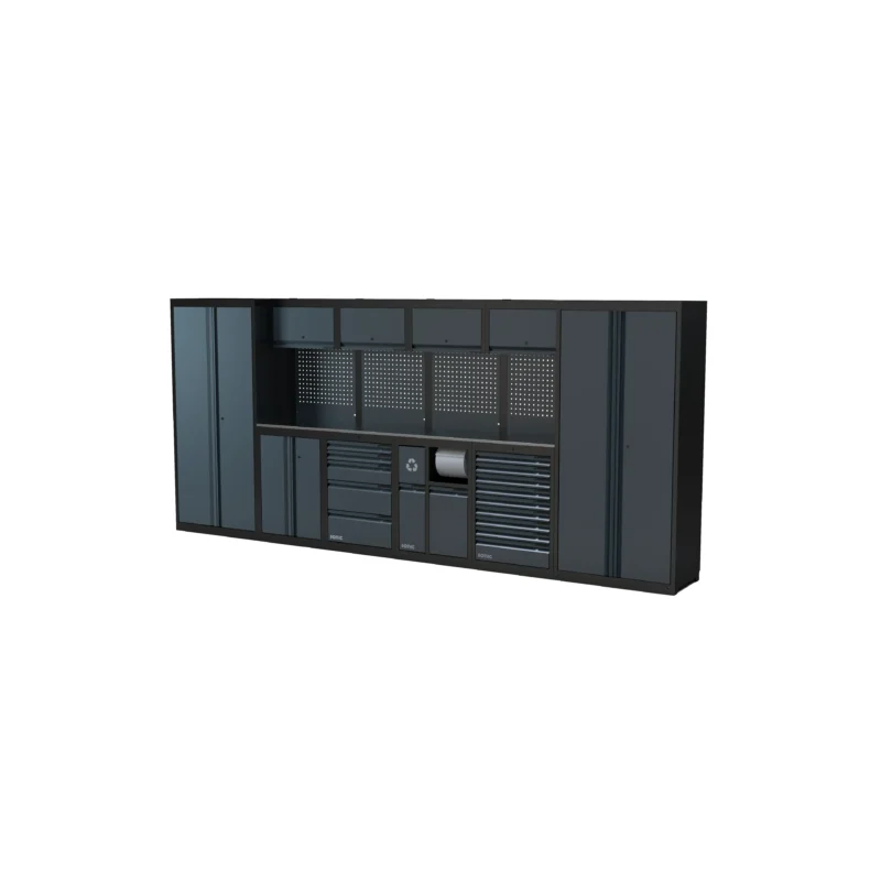 Produse - Statie de lucru SONIC MSS 4930905 cu blat din otel inoxidabil, 4524 mm - HBM