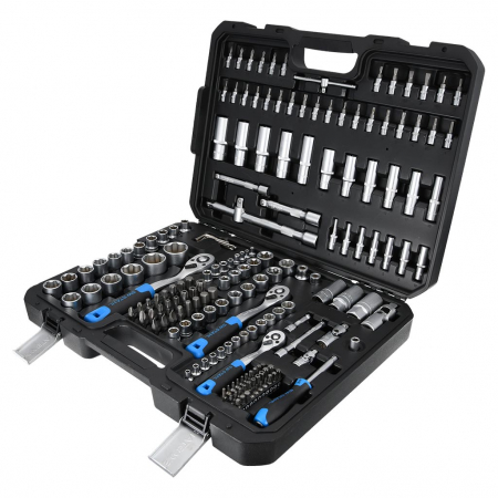 Produse - Trusa chei tubulare, 1/4"-3/8"-1/2", 184 piese