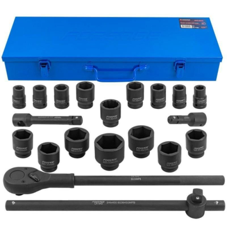 Set / trusa chei tubulare impact 3/4" , 21 buc. [1]