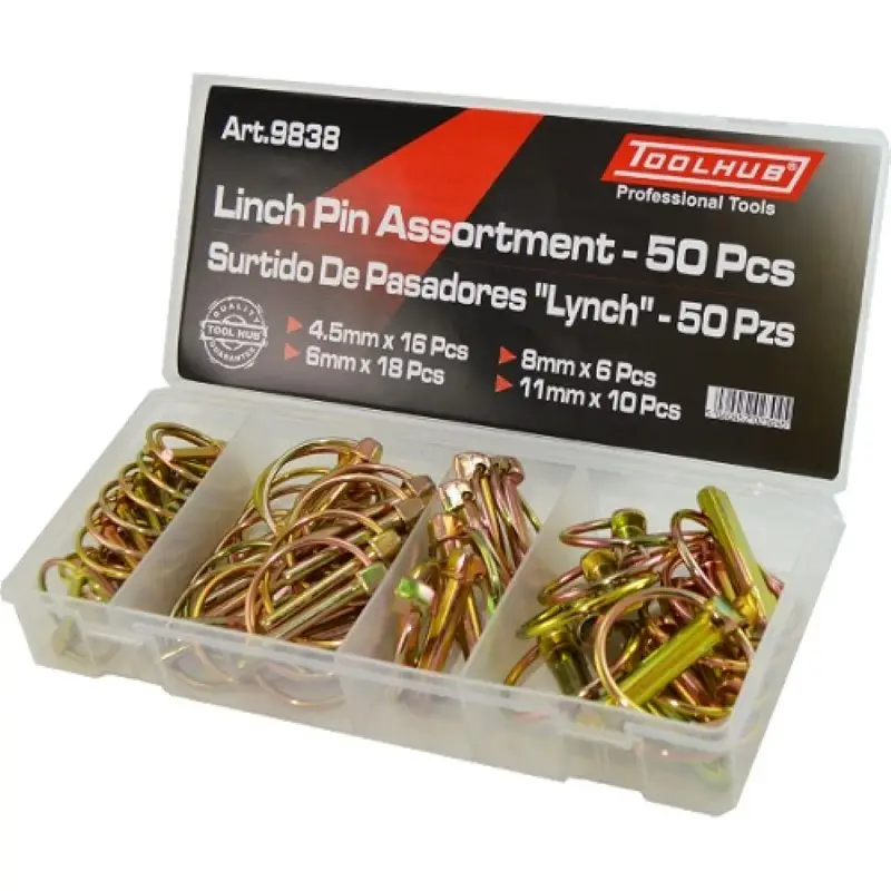 Truse coliere, suruburi, saibe - Trusa cu bolturi cu siguranta tip inel, 50 buc.