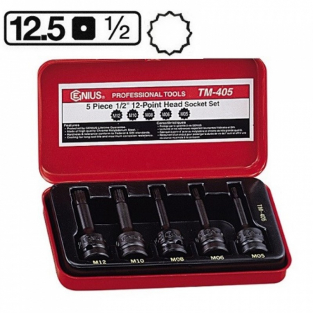 Produse - Trusa cu imbusuri stelate de impact 1/2"