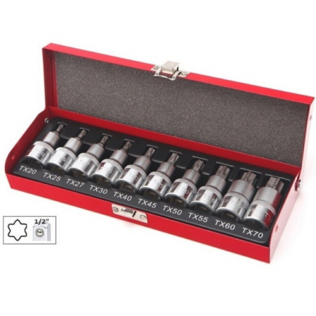 Trusa cu imbusuri torx scurte 1/2" [1]