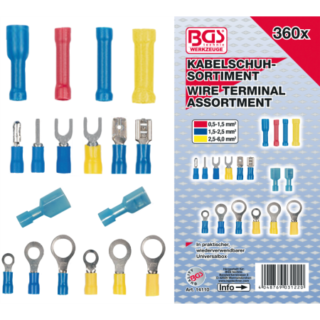Trusa cu papuci electrici auto, 360 buc. [1]