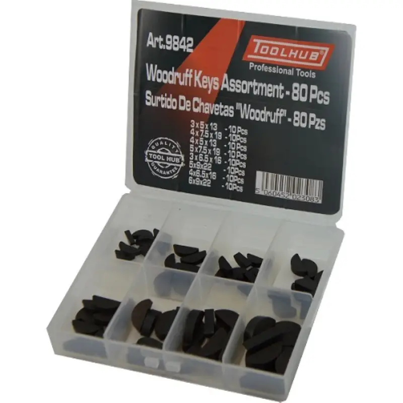 Truse coliere, suruburi, saibe - Trusa cu pene pentru fulii, 80 buc.