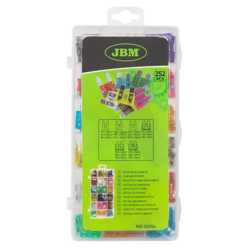 Trusa cu sigurante auto, plate medii, plate mini set 244 buc. [3]