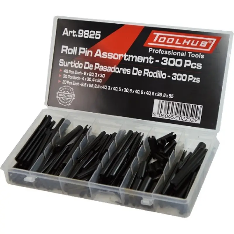 Truse coliere, suruburi, saibe - Trusa cu stifturi elastice, 300 buc.